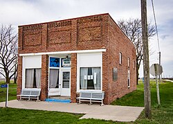 The Community Building is the birthplace of the Hy-Vee grocery store chain.