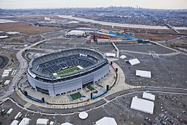 MetLife Stadium, stade le plus cher de l'histoire, Super Bowl XLVIII.