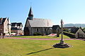 Ortszentrum von Pourville-sur-Mer mit Kapelle