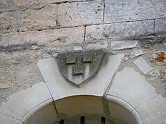 Blason sur le château de Roquefure.