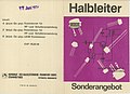 Booklet accompanying a set of germanium transistors for hobbyists (1974)