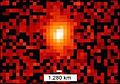 Photo which was used to measure size of Quaoar