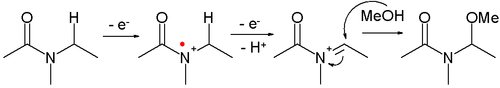 Shono oxidation