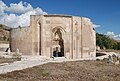 Outer wall and entrance portal to the Mama Hatun tomb