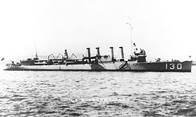 illustration de USS Jacob Jones (DD-130)