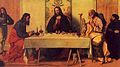 La cena a Emmaus, Vincenzo Catena