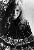 Janis Joplin, cantante nacida el 19 de enero de 1943.