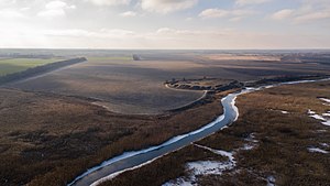 Вид на городище Полкостень