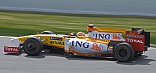 Photo de la Renault R29 de Fernando Alonso en Espagne