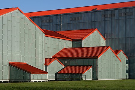 Facade of Thermae, RömerMuseum in Xanten, Germany