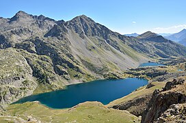 Lac de Vens (2 286 m à 2 327 m).