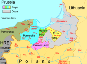 Pomoří (Pomerelia) jako jedno z vojvodství Královských Prus, v letech 1466/1569–1772 autonomní země Polské koruny