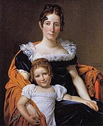 The Comtesse Vilain XIIII and Her Daughter (1816), 伦敦国家美术馆