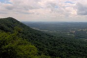 Looking southwest across the crest of House Mountain