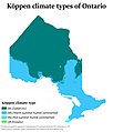 Image 2Köppen Climate Map of Ontario (from Eastern Ontario)