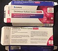 Package of 12.5 mg Diclofenac Kalium (20)