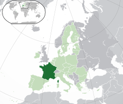 Location of France