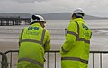 2012-07-10 Birse Coastal workers at Weston-super-Mare.