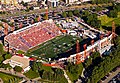 McMahon Stadium aerial photo during game action, 2009