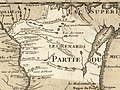 Image 13Wisconsin in 1718, Guillaume de L'Isle map, with the approximate state area highlighted (from Wisconsin)