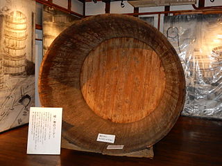 Six shaku fermentation barrel, 1839