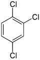 Struktur von 1,2,4-Trichlorbenzol