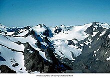 Fairchild Glacier on Mount Carrie, Olympic National Park