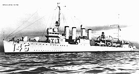 illustration de USS Greer (DD-145)