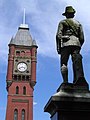 Camperdown Memorial Clock Tower in Camperdown; completed in 1897