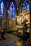 Interieur Merodekapel met ex voto's