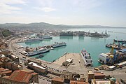 Puerto de Ancona, un puerto de pasajeros.