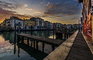 Alba a Venezia.