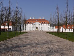 Le château de Meseberg.