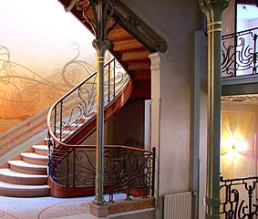 Hôtel Tassel, Brussels, Belgium, by Victor Horta, 1894[249]