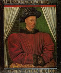 Portrait de Charles VII, roi de France, Jean Fouquet