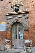 Porte de l'ancien hôtel de Vesa (dernier quart du XVIe siècle ?), détruit lors du percement de la rue Théodore-Ozenne.