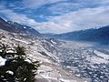 view from Castel Grumello