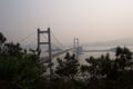 Humen Pearl River Bridge viewed from Zhenyuan Fort