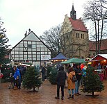 Weihnachtsmarkt auf dem Marktplatz