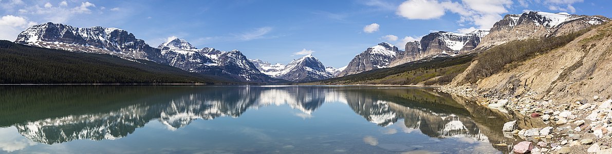 Lake Sherburne, by Jacob W. Frank