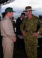 Image 2Major General Peter Cosgrove (right) Australian commander of the United Nations backed peace keeping operation (INTERFET) to East Timor. (from History of East Timor)