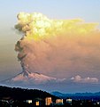 Erupcia sopky Llaima