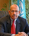 Mohammed el-Baradei op 9 april 2009 geboren op 17 juni 1942