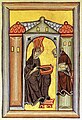 Hildegard of Bingen, considered by scholars to be the founder of scientific natural history in Germany.[58]