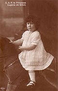 La princesse Eugénie en 1912.