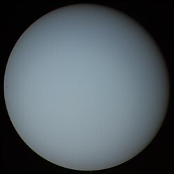 „Voyager 2“ padaryta Urano nuotrauka