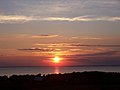 Image 36Sunset over Lake Winnebago (from Geography of Wisconsin)