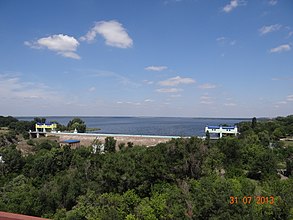 Karachunivske Reservoir [uk] in Kryvyi Rih in 2013