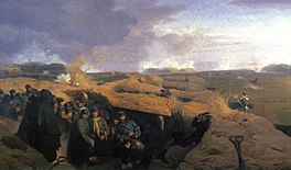 Deense soldaten in de Slag bij Dybbøl Skanse (1864)