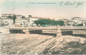 Le pont Garibaldi en 1905.